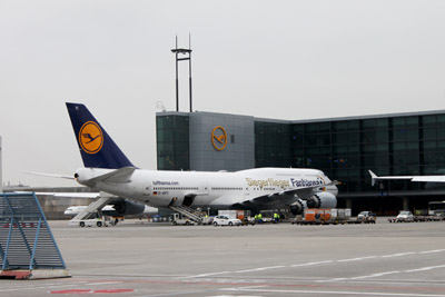 November 2014 | D-ABYI | Boeing 747-830 | Lufthansa | Flughafen Frankfurt (EDDF) | Der Sieferflieger, der die WM-Helden von 2014 nach Hause brachte.