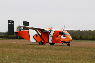 September 2012 | OE-FDE | Short SC7 Skyvan S3 | Pink Aviation Services| B&ouml;hlen (EDOE)