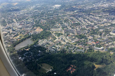 Juli 2020 | Blick &uuml;ber die Chemnitzer Innenstadt, den K&uuml;chwald und den Ka&szlig;berg