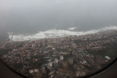 November 2014 | Porto (Foz do Douro) beim Anflug auf den Flughafen Porto (LPPR)