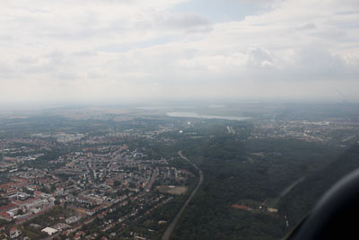 August 2018 | Leipzigs S&uuml;den mit Markkleeberger See im Hintergrund